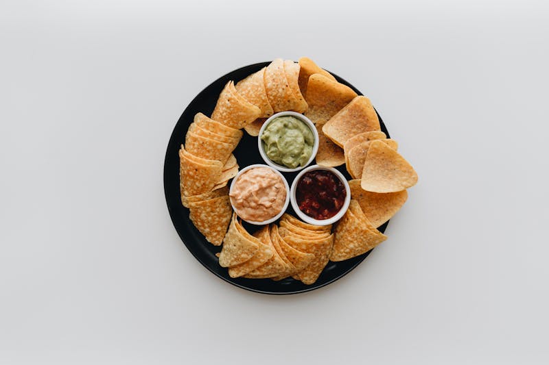 Fresh guacamole and chips at Cabana Taco