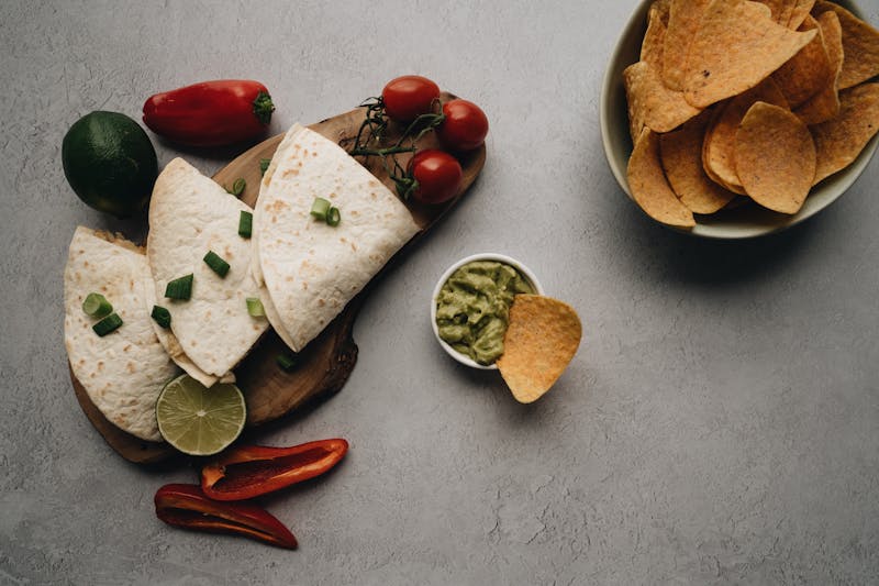 Fresh ingredients used in Cabana Taco authentic taco cabana dishes